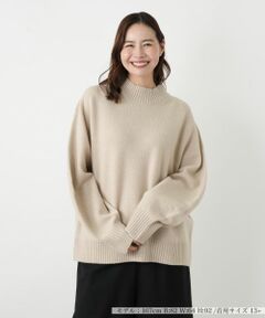 Leilian PLUS HOUSE / レリアンプラスハウス ニット・セーター | ハイネックニットプルオーバー【NEMIKA】