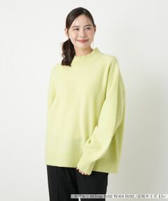 Leilian PLUS HOUSE / レリアンプラスハウス ニット・セーター | ハイネックニットプルオーバー【NEMIKA】