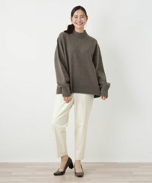 Leilian PLUS HOUSE / レリアンプラスハウス ニット・セーター | ハイネックニットプルオーバー【NEMIKA】 | 詳細7