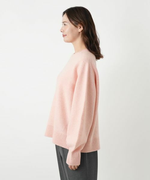 Leilian PLUS HOUSE / レリアンプラスハウス ニット・セーター | クルーネックニットプルオーバー【NEMIKA】 | 詳細14