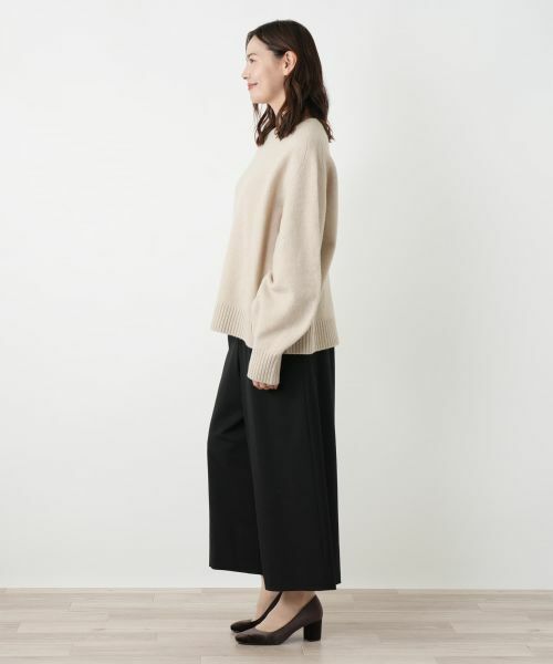 Leilian PLUS HOUSE / レリアンプラスハウス ニット・セーター | クルーネックニットプルオーバー【NEMIKA】 | 詳細2