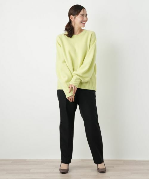 Leilian PLUS HOUSE / レリアンプラスハウス ニット・セーター | クルーネックニットプルオーバー【NEMIKA】 | 詳細4