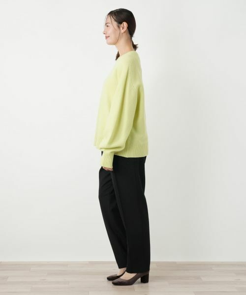 Leilian PLUS HOUSE / レリアンプラスハウス ニット・セーター | クルーネックニットプルオーバー【NEMIKA】 | 詳細5