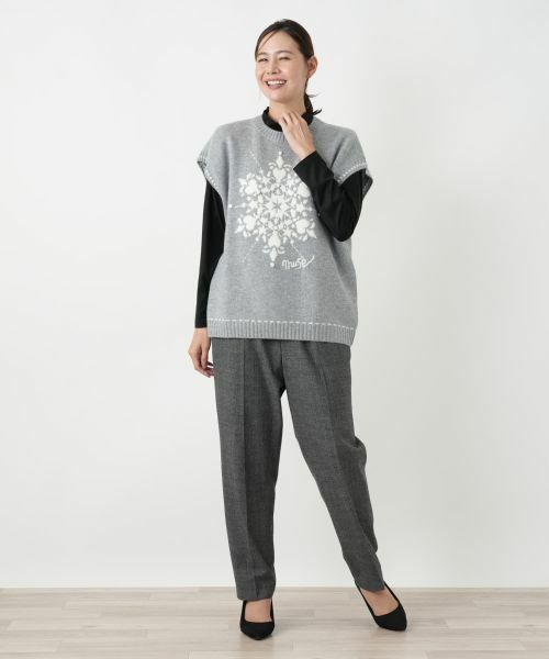 Leilian PLUS HOUSE / レリアンプラスハウス テーラードジャケット | ベスト【MUSE BY ROCHAS Premiere】 | 詳細1