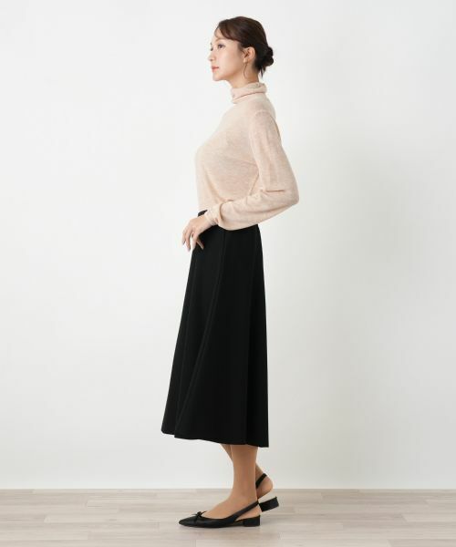 Leilian PLUS HOUSE / レリアンプラスハウス ミニ・ひざ丈スカート | フレアスカート【BOURGE】 | 詳細2