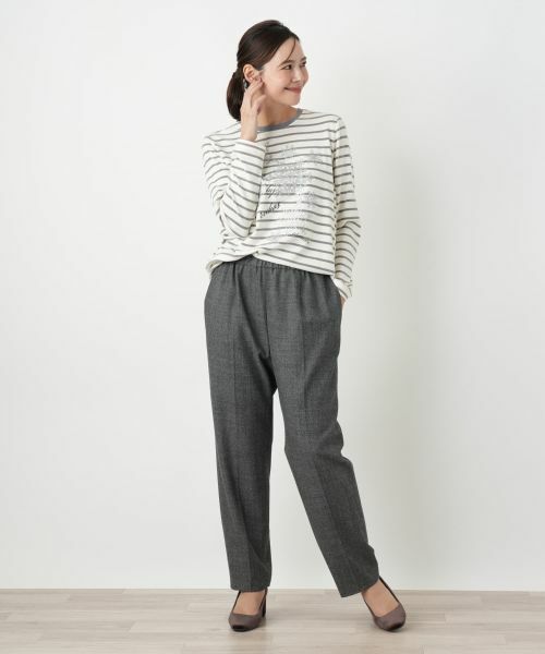 Leilian PLUS HOUSE / レリアンプラスハウス その他パンツ | クロップドパンツ【Leilian WHITE LABEL】 | 詳細1