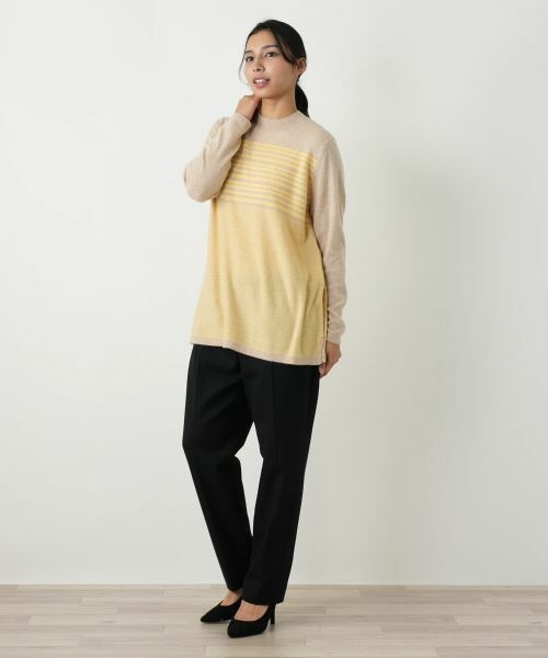 Leilian PLUS HOUSE / レリアンプラスハウス ニット・セーター | ウォッシャブルカシミヤニットプルオーバー【25年11月カタログ】 | 詳細1