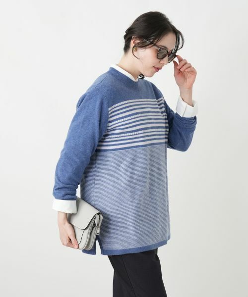 Leilian PLUS HOUSE / レリアンプラスハウス ニット・セーター | ウォッシャブルカシミヤニットプルオーバー【25年11月カタログ】 | 詳細6