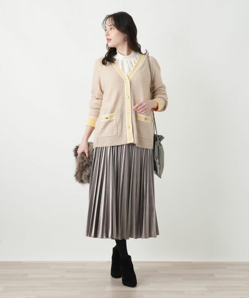 Leilian PLUS HOUSE / レリアンプラスハウス カーディガン・ボレロ | ウォッシャブルカシミヤハート柄カーディガン【25年11月カタログ】 | 詳細11