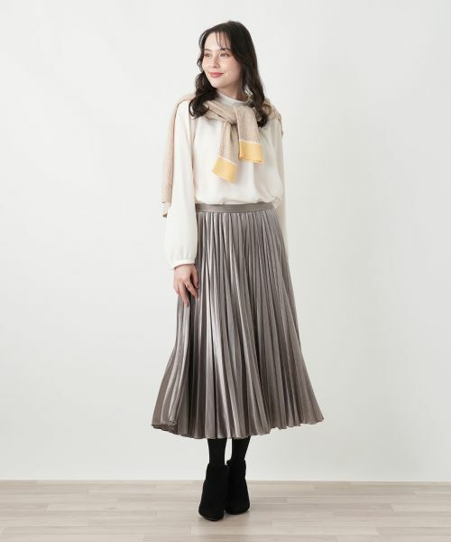 Leilian PLUS HOUSE / レリアンプラスハウス カーディガン・ボレロ | ウォッシャブルカシミヤハート柄カーディガン【25年11月カタログ】 | 詳細14