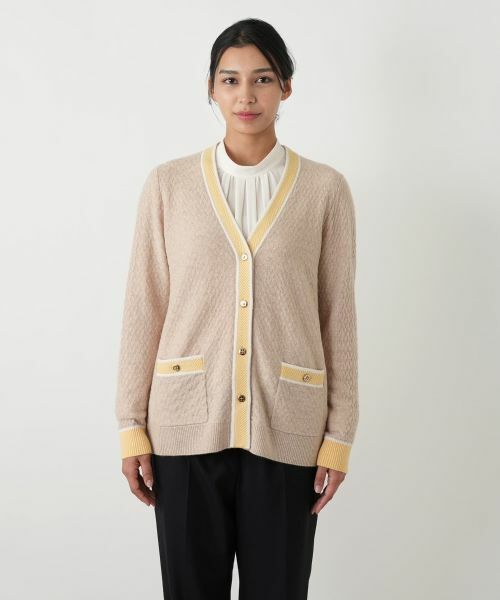 Leilian PLUS HOUSE / レリアンプラスハウス カーディガン・ボレロ | ウォッシャブルカシミヤハート柄カーディガン【25年11月カタログ】 | 詳細19