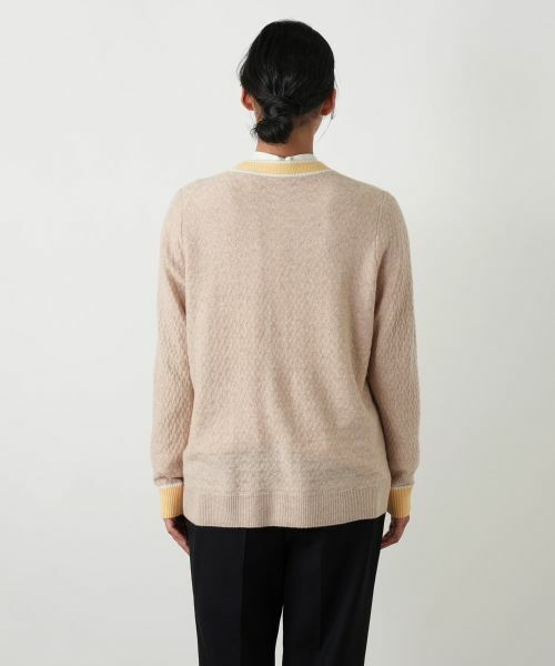 Leilian PLUS HOUSE / レリアンプラスハウス カーディガン・ボレロ | ウォッシャブルカシミヤハート柄カーディガン【25年11月カタログ】 | 詳細21