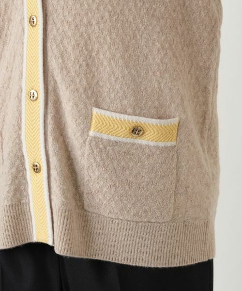 Leilian PLUS HOUSE / レリアンプラスハウス カーディガン・ボレロ | ウォッシャブルカシミヤハート柄カーディガン【25年11月カタログ】 | 詳細25