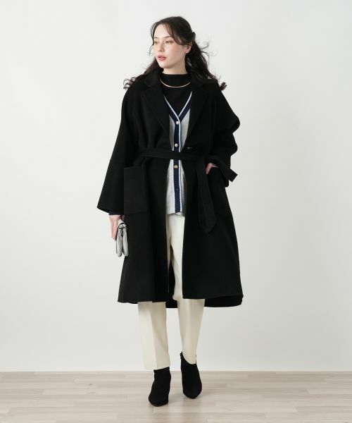 Leilian PLUS HOUSE / レリアンプラスハウス カーディガン・ボレロ | ウォッシャブルカシミヤハート柄カーディガン【25年11月カタログ】 | 詳細5