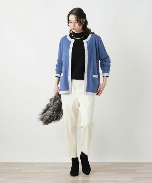 Leilian PLUS HOUSE / レリアンプラスハウス カーディガン・ボレロ | ウォッシャブルカシミヤカーディガン【25年11月カタログ】 | 詳細10