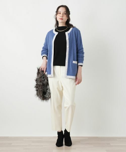 Leilian PLUS HOUSE / レリアンプラスハウス カーディガン・ボレロ | ウォッシャブルカシミヤカーディガン【25年11月カタログ】 | 詳細11