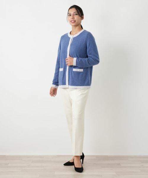 Leilian PLUS HOUSE / レリアンプラスハウス カーディガン・ボレロ | ウォッシャブルカシミヤカーディガン【25年11月カタログ】 | 詳細13