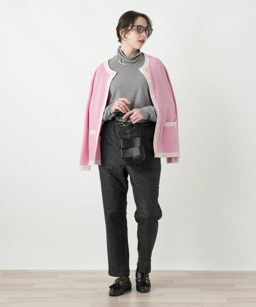 Leilian PLUS HOUSE / レリアンプラスハウス カーディガン・ボレロ | ウォッシャブルカシミヤカーディガン【25年11月カタログ】 | 詳細4