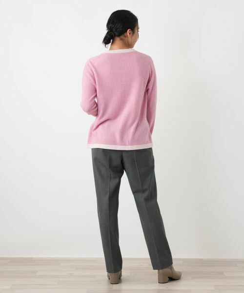 Leilian PLUS HOUSE / レリアンプラスハウス カーディガン・ボレロ | ウォッシャブルカシミヤカーディガン【25年11月カタログ】 | 詳細8