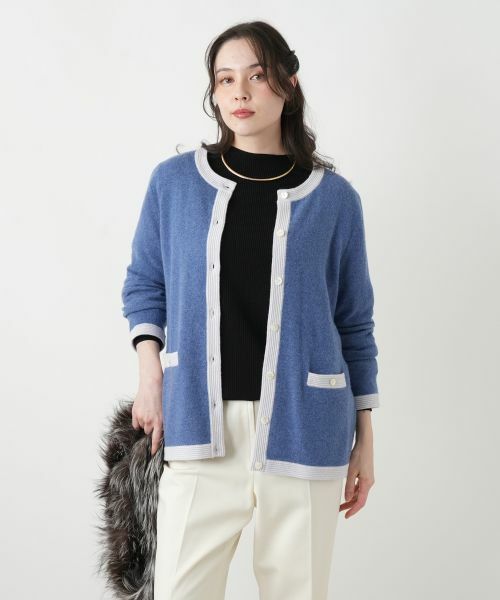 Leilian PLUS HOUSE / レリアンプラスハウス カーディガン・ボレロ | ウォッシャブルカシミヤカーディガン【25年11月カタログ】 | 詳細9