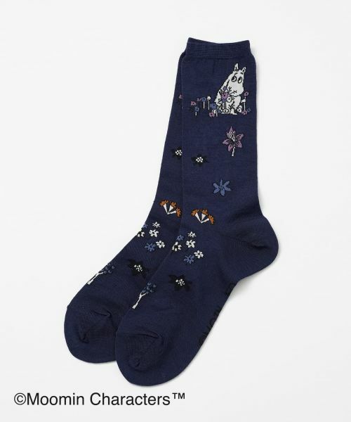 Leilian PLUS HOUSE/レリアンプラスハウス ムーミン ソックス【25年11月カタログ】 ネイビー その他