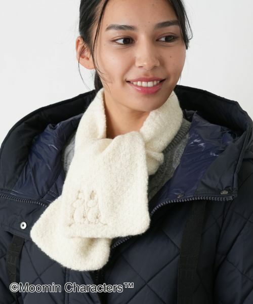 Leilian PLUS HOUSE / レリアンプラスハウス マフラー・ショール・スヌード・ストール | ムーミン カシミヤミニマフラー【25年11月カタログ】 | 詳細6