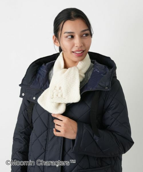 Leilian PLUS HOUSE / レリアンプラスハウス マフラー・ショール・スヌード・ストール | ムーミン カシミヤミニマフラー【25年11月カタログ】 | 詳細7