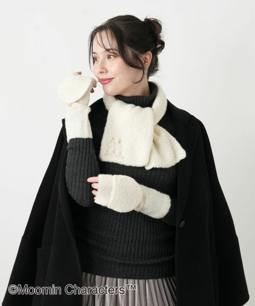 Leilian PLUS HOUSE / レリアンプラスハウス 手袋 | ムーミン カシミヤグローブ【25年11月カタログ】 | 詳細6