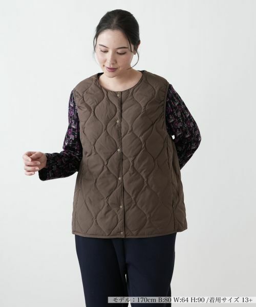 Leilian PLUS HOUSE / レリアンプラスハウス テーラードジャケット | 【店舗人気】ベスト【BOURGE】【TAION】 | 詳細4