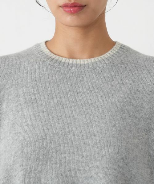 Leilian PLUS HOUSE / レリアンプラスハウス ニット・セーター | 配色ニットプルオーバー | 詳細10