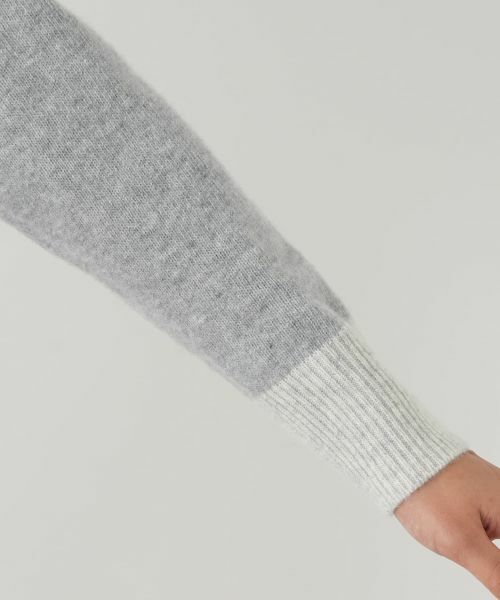 Leilian PLUS HOUSE / レリアンプラスハウス ニット・セーター | 配色ニットプルオーバー | 詳細12