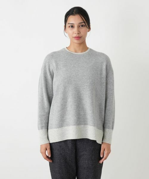 Leilian PLUS HOUSE / レリアンプラスハウス ニット・セーター | 配色ニットプルオーバー | 詳細7