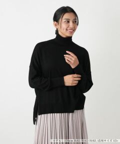 Leilian PLUS HOUSE / レリアンプラスハウス ニット・セーター | タートルネックニットプルオーバー