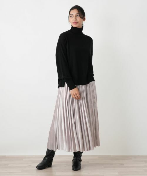 Leilian PLUS HOUSE / レリアンプラスハウス ニット・セーター | タートルネックニットプルオーバー | 詳細1