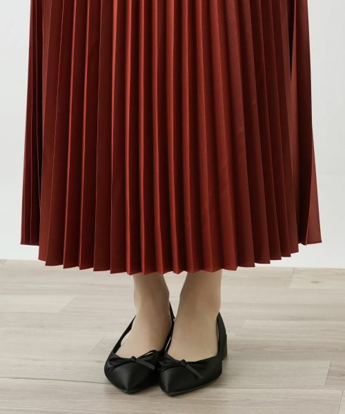 Leilian PLUS HOUSE / レリアンプラスハウス ロング・マキシ丈スカート | プリーツスカート【NEMIKA】 | 詳細14