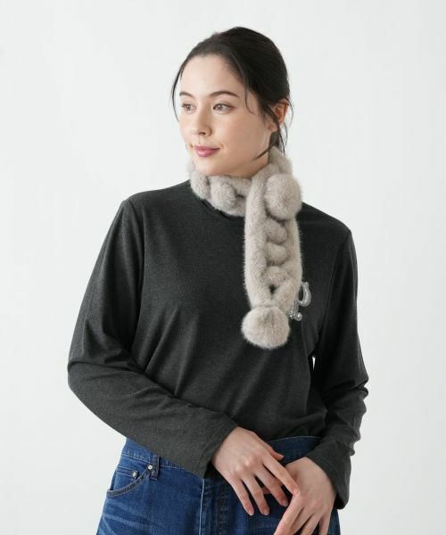 Leilian PLUS HOUSE / レリアンプラスハウス マフラー・ショール・スヌード・ストール | ネックウエア | 詳細6