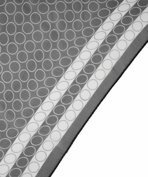 Leilian PLUS HOUSE / レリアンプラスハウス バンダナ・スカーフ | サークル柄スカーフ | 詳細1