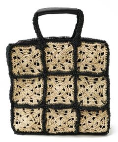 Leilian PLUS HOUSE / レリアンプラスハウス ハンドバッグ | ナチュラルスクエアハンドバッグ