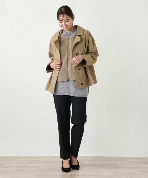 Leilian PLUS HOUSE / レリアンプラスハウス テーラードジャケット | ベスト付きジャケット【Leilian WHITE LABEL】 | 詳細1