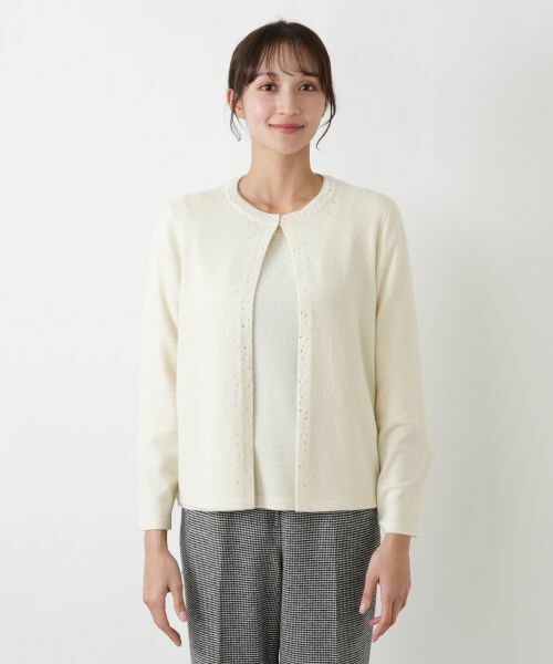 Leilian PLUS HOUSE / レリアンプラスハウス カーディガン・ボレロ | カーディガン【Leilian WHITE LABEL】 | 詳細10