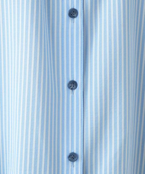 Leilian PLUS HOUSE / レリアンプラスハウス シャツ・ブラウス | ストライプ柄コットンシャツブラウス【Leilian WHITE LABEL】 | 詳細13