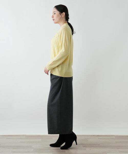 Leilian PLUS HOUSE / レリアンプラスハウス ニット・セーター | 立体模様ハイネックニット | 詳細2