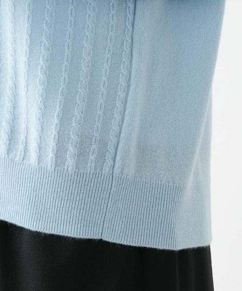 Leilian PLUS HOUSE / レリアンプラスハウス ニット・セーター | 立体模様ハイネックニット | 詳細22