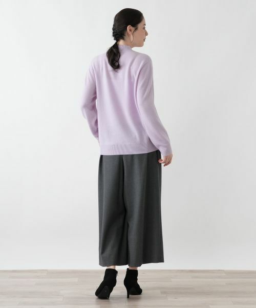 Leilian PLUS HOUSE / レリアンプラスハウス ニット・セーター | 立体模様ハイネックニット | 詳細6