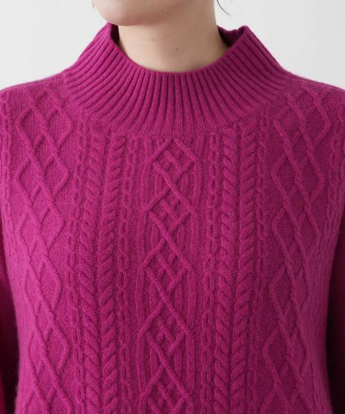 Leilian PLUS HOUSE / レリアンプラスハウス ニット・セーター | 立体編みハイネックニット | 詳細16