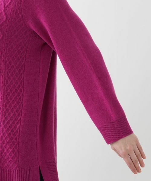 Leilian PLUS HOUSE / レリアンプラスハウス ニット・セーター | 立体編みハイネックニット | 詳細18