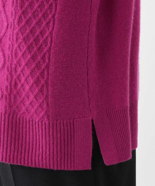 Leilian PLUS HOUSE / レリアンプラスハウス ニット・セーター | 立体編みハイネックニット | 詳細19
