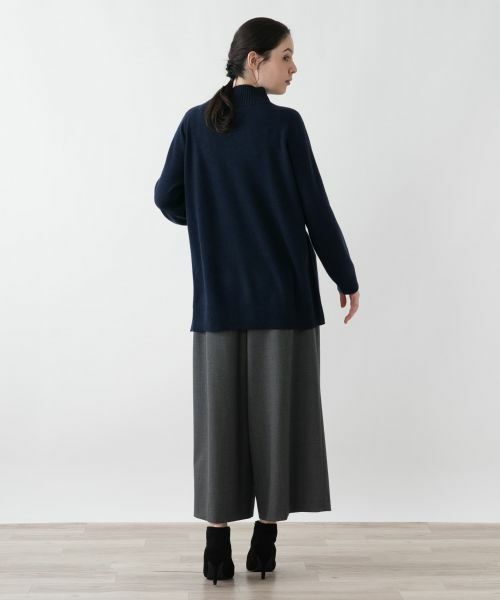 Leilian PLUS HOUSE / レリアンプラスハウス ニット・セーター | 立体編みハイネックニット | 詳細3