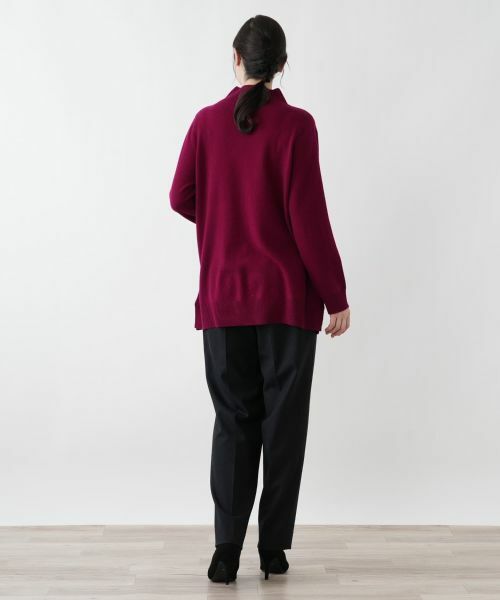 Leilian PLUS HOUSE / レリアンプラスハウス ニット・セーター | 立体編みハイネックニット | 詳細6