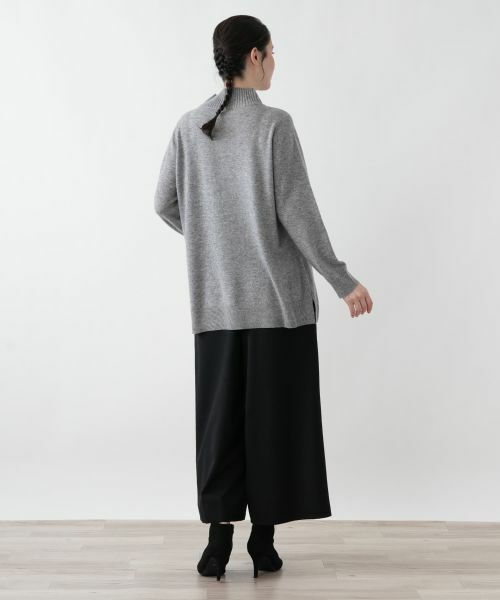 Leilian PLUS HOUSE / レリアンプラスハウス ニット・セーター | 立体編みハイネックニット | 詳細9